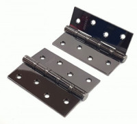 Петля под врезку PUERTO 100*75*2,5, 4 кольца, б/колп. черн. ник. IN100-4S FH BN (2шт)