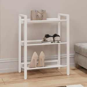 Подставка д/обуви (пвл) Торонто 13 (3полки) 47*26,5*61 (белый) ПДОТ13Б под заказ ЗМИ