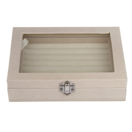 Шкатулка для украшений, 20x15x5 см, ПВХ, 3 цвета