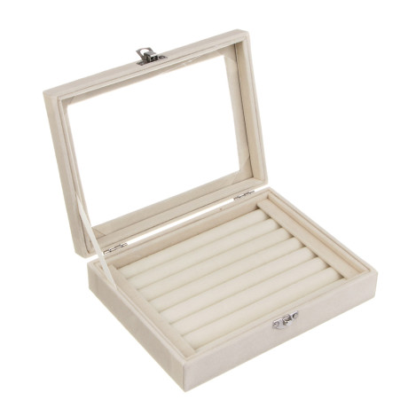 Шкатулка для украшений, 20x15x5 см, ПВХ, 3 цвета