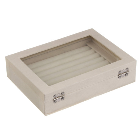 Шкатулка для украшений, 20x15x5 см, ПВХ, 3 цвета