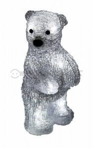 Фигура акриловая "Медвежонок" 12х22х13 см, 4,5 В, 3*AAA нет в компл.10LED, 513-311 Neon Night