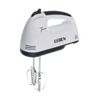 LEBEN Миксер ручной, 300Вт, 7 скоростей, 2 пары насадок из нерж.стали, корпус пластик
