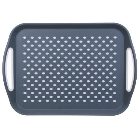 Поднос прямоугольный антискользящий "Мокко", 45,5х32х4,5см