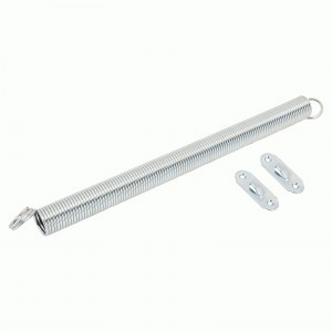 Пружина дверная Кунгур 24мм L300мм цинк комплект (пружина+2крючка)  (30)
