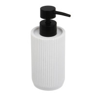 Диспенсер для жидкого мыла тм VETTA Дакота, 250мл, смола (полирезин), белый, 6,5x6,5x16,5см