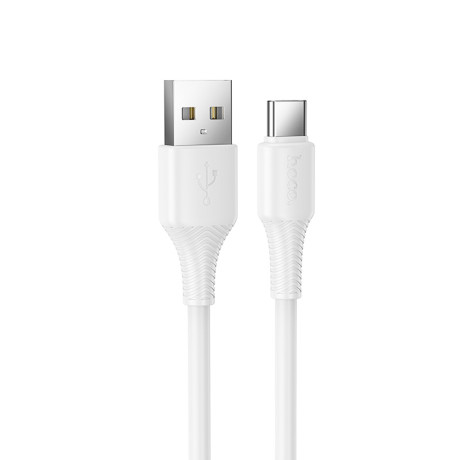 hoco. Кабель для зарядки модель X120, USB-C 1м, цвет: белый
