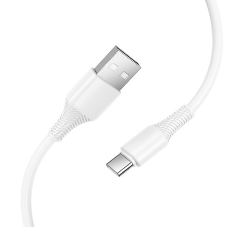 hoco. Кабель для зарядки модель X120, USB-C 1м, цвет: белый