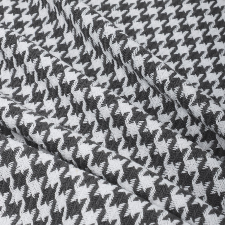 PROVANCE Basic Плед хлопок, 200х220см, черно-белый