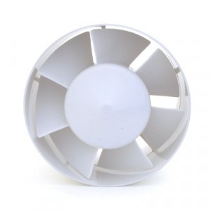 Космовент (Омсквент) вентилятор осевой канальный d 125 Уровень шума 37-40 dВА 3м белый (32)