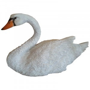 Фигурка садовая "Лебедь" H-28 см