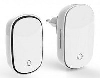 R+C Кинетик НАБОР: дверной звонок 220V+кнопка беспровод. энергонезав. IP67 100м, 38мел EQ3154-A-EU