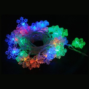 Гирлянда SF-100-5-MC "Снежинки" 100ламп разноцвет 5м 8 режимов, арт.101576