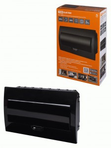 TDM бокс (корпус) пластик. ЩРВ-П-18 мод. встраиваемый, Антрацит IP41 SQ0902-1005