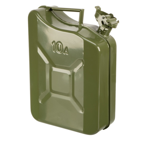 Канистра для топлива, металлическая, толщина стенок 0,8мм, 10 литров