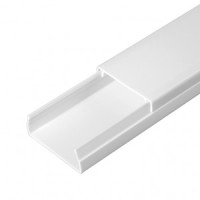 Промрукав Кабель-канал белый 2-й замок в п/э 40х16 (56м/уп) 0325206