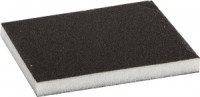 Губка шлифовальная ЗУБР &quot;МАСТЕР&quot; двухсторонняя, мягкий поролон, Р80, 123х98х12мм