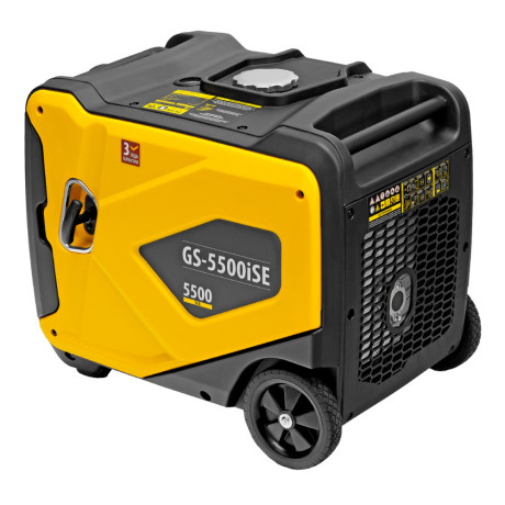 Генератор инверторный GS-5500iSE, 5,5 кВт, 230 В, закрытый корпус,электростартер Denzel