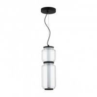 ODEON LIGHT 5409/20L HIGHTECH ODL_EX24 черн/прозр/мет/стекло/акрил Подвес LED 20W 3000K 1480lm JAM