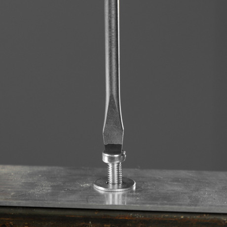 Отвертка, SL5x100 мм, S2, 3к рукоятка Denzel