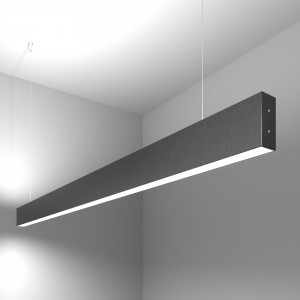 Elektrostandard св-к св/д линейн. Черн.шагрень подвес. 2сторон. 50W 6500K 101-200-40-128 a042947