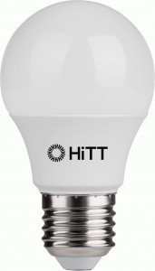 GENERAL/HiTT лампа св/д ЛОН A60 E27 12W(1070lm) 4000K 4K матовая 55х95  пластик/алюмин. 1010002