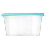 Контейнер для СВЧ с крышкой, 0,9л, пластик, квадратный, 3 цвета