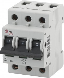 ЭРА PRO NO-902-90 Выключатель нагрузки (мини-рубильник) ВН-32 3P 63A (4/60/1260)