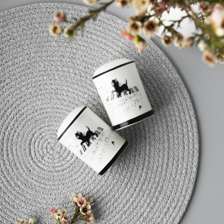 MILLIMI Котейка Набор для соли и перца, 4,5х6,5см, керамика