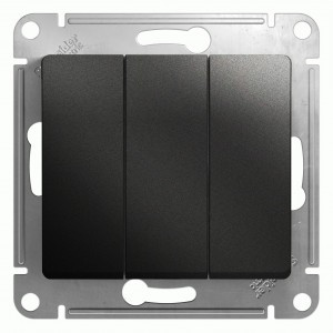 Systeme Electric GLOSSA мех. выкл. СУ 3 кл. антрацит (пл.осн.) GSL000731 (10!)