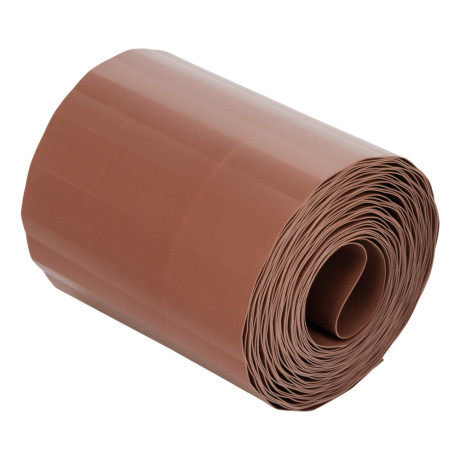Бордюрная лента, 15х900 см, полипропиленовая, коричневая, Palisad
