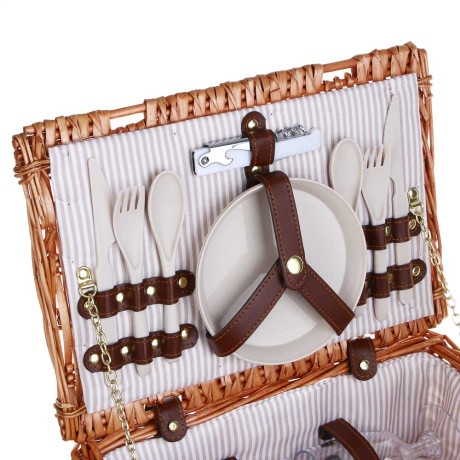 Набор для пикника на 2 персоны тм РУССО ТУРИСТО,35х25х15