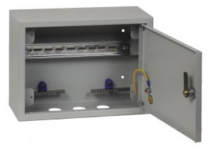 EKF щит распред. метал. ЩРН-12 (265х310х120) навесной 1 din-рейка IP54 mb24-12
