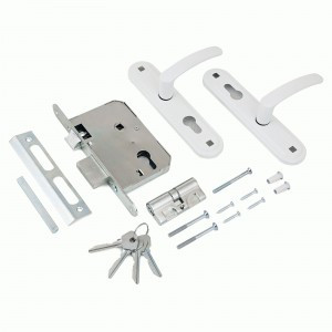 Омега Д-град ЗВ.7.2 белый Замок врезной с/руч (10)