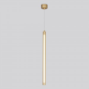 EUROSVET св-к св/д подвесной 17W(780lm) 4200K 4K 30х30х1450 золотой Strong 50189/1 a048077