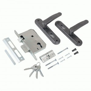 Омега Д-град ЗВ.7.3 (ЗВ7.03) серебро  м/о 55 Замок врезной с/руч (10)