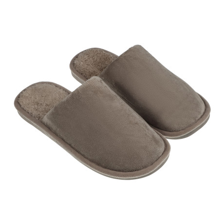 Обувь домашняя, размер 42-43, цвет коричневый, #19