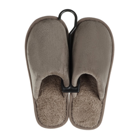 Обувь домашняя, размер 42-43, цвет коричневый, #19