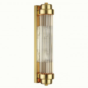 ODEON LIGHT 4822/2W WALLI ODL21 505 золотой/прозр. св-к бра E14 2x40W 420x80 LORDI