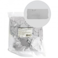 Stekker заглушка торцевая для ЗНИ LD573 2,5мм2 LD582-1-25(JXB PT2,5)(уп.100шт,цена за шт)серый49268