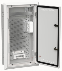 IEK TITAN 5 щит (корпус) метал. мультимедиа ЩРв-36 (630х365х130) навесной бел IP30 TI5-51-V-036-30