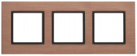 ЭРА 14 Elegance рамка СУ 3 мест.металл, медь+антр 14-5203-14 5909