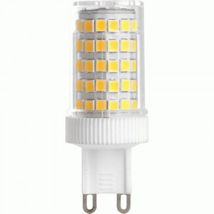 Feron G9 230V 11W(910lm) 4000K 4K JCD 58x22 прозрач. LB-435 38150