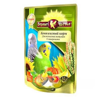 Верные друзья Корм для волнистых попугаев Минералы 500г x10