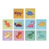 Набор развивающих пазлов, 10 карточек, 14х13,5х3,5см, 3 дизайна