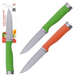 Нож универсальный, дл.22,5см, лезвие 12см (кратность 6шт!!!), пластик, нерж.сталь AN60-62 Мультидом