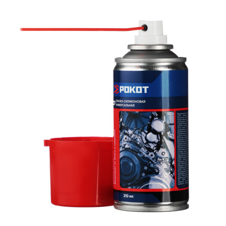 РОКОТ Смазка универсальная силиконовая, 210 мл. (аэрозоль)