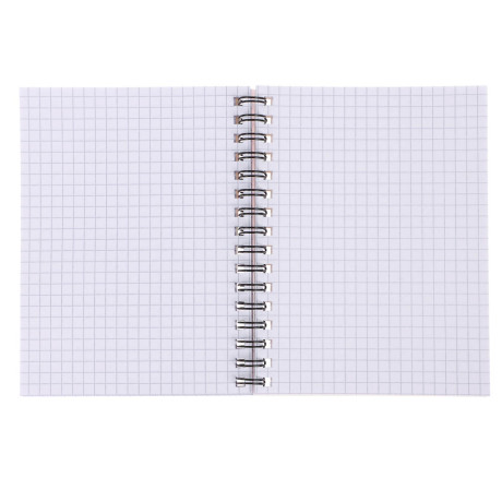 Блокнот "Botanica", 105х140 мм, 80л, клетка, мягкий переплет, спираль, в ассортим.