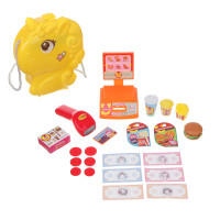 ИГРОЛЕНД Набор игровой в чемоданчике &quot;Кафе&quot;, 27 пр., ABS, 17.5х21х25см