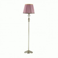 ODEON LIGHT 3393/1F ODL17 387 мат.зол./абажур ткань/хрусталь торшер E14 40W GAELLORI (в 2 коробках)